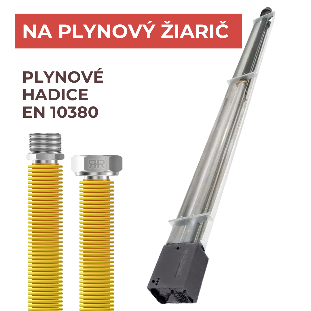 Plynové hadice rozťahovacie EN 10380